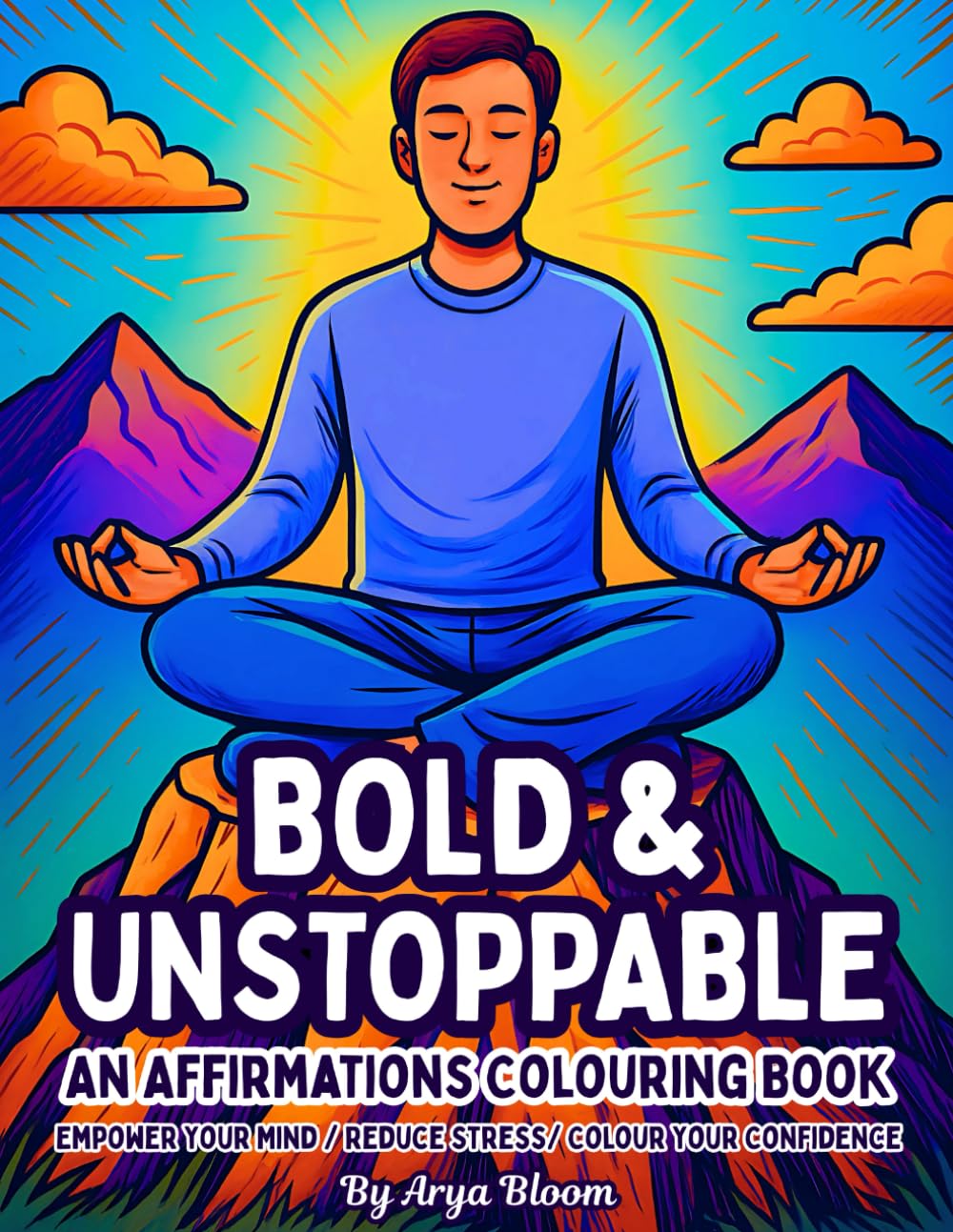 Bold and Unstoppable: An Affirmations Colouring Book
