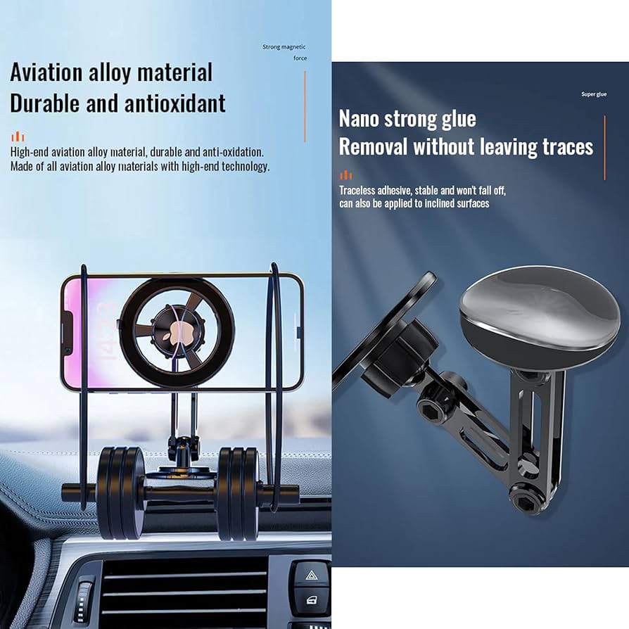 Amazon.com: hwqsad Vicircus Phone Holder, Vicircus Universal 360 Pro, Robotic Arm Magnetic Car Phone Holder, 360 Rotated Super Stable Suction Cup Car Phone Holder for Car, Desk (1pcs-Silver) : Cell Phones &