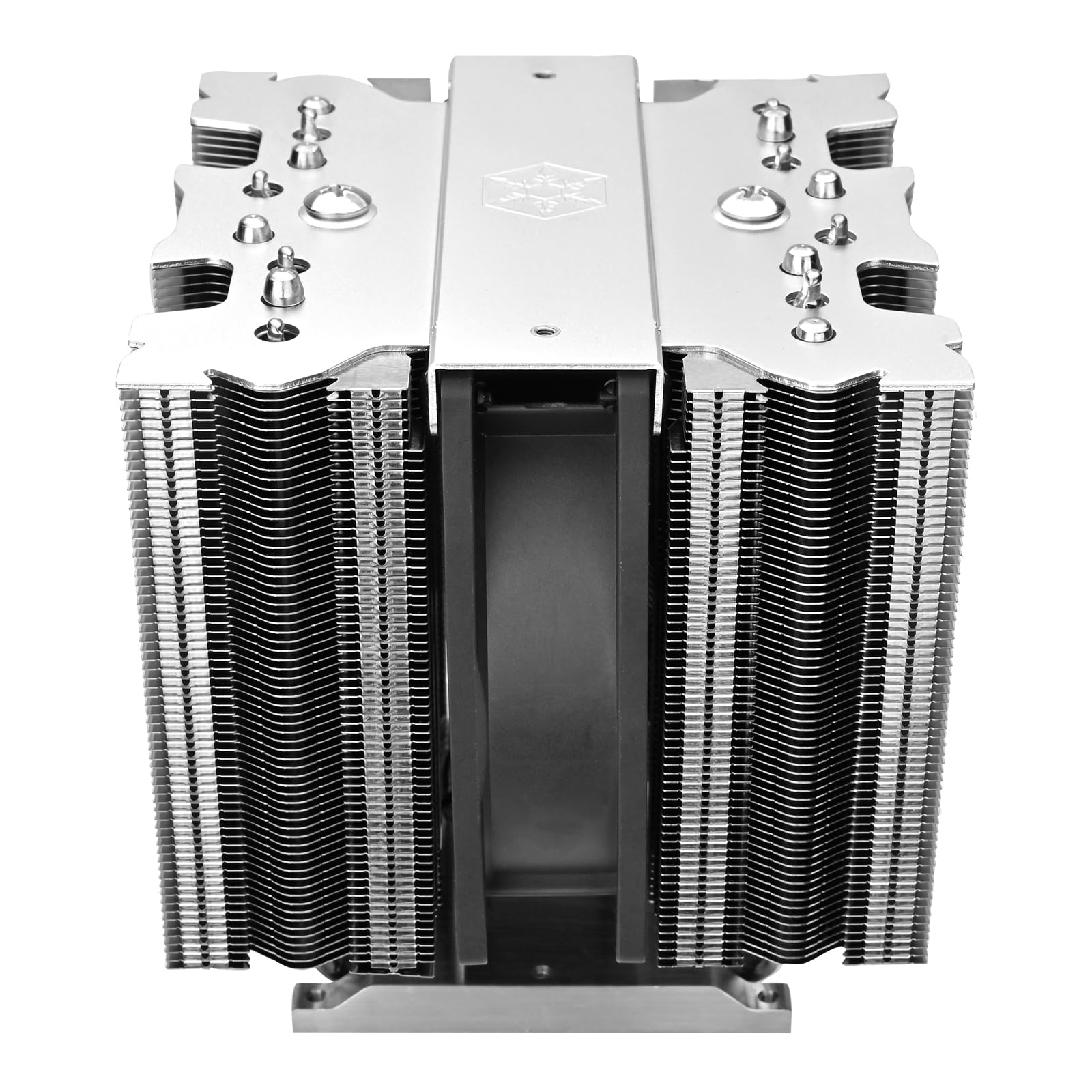 SilverStone Technology SST-XED120S-WS, 4U Form Factor Industrial-Grade CPU Cooler with TDP 450W for Intel & AMD Server-Grade Sockets