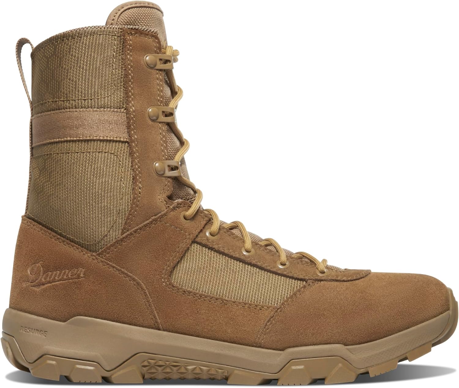 Danner Sonic 8" Men’s Military & Tactical Boots – Waterproof, Lightweight, Durable Leather with Side-Zip for Hiking