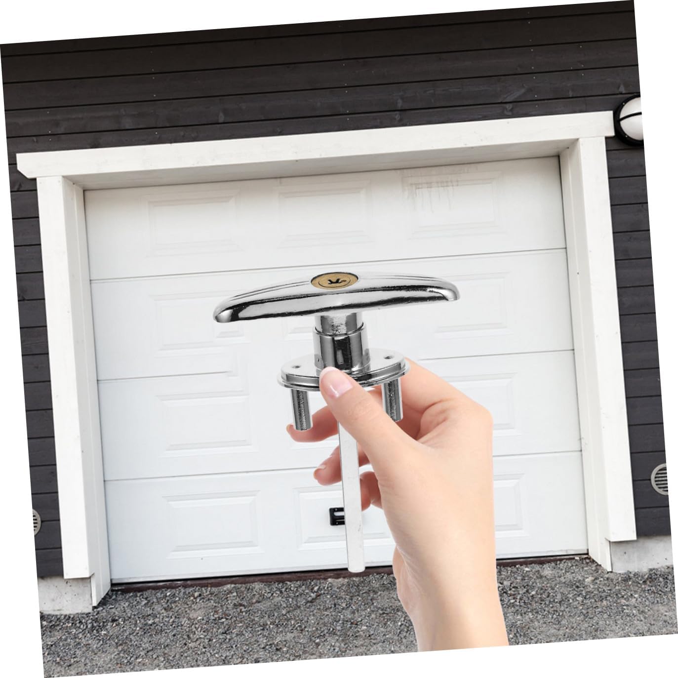 1set Garage Door Locking Accessory Release Kit for Garage Roller Shutter Doors Easy Installation Keys Enhanced Security Design for Shed