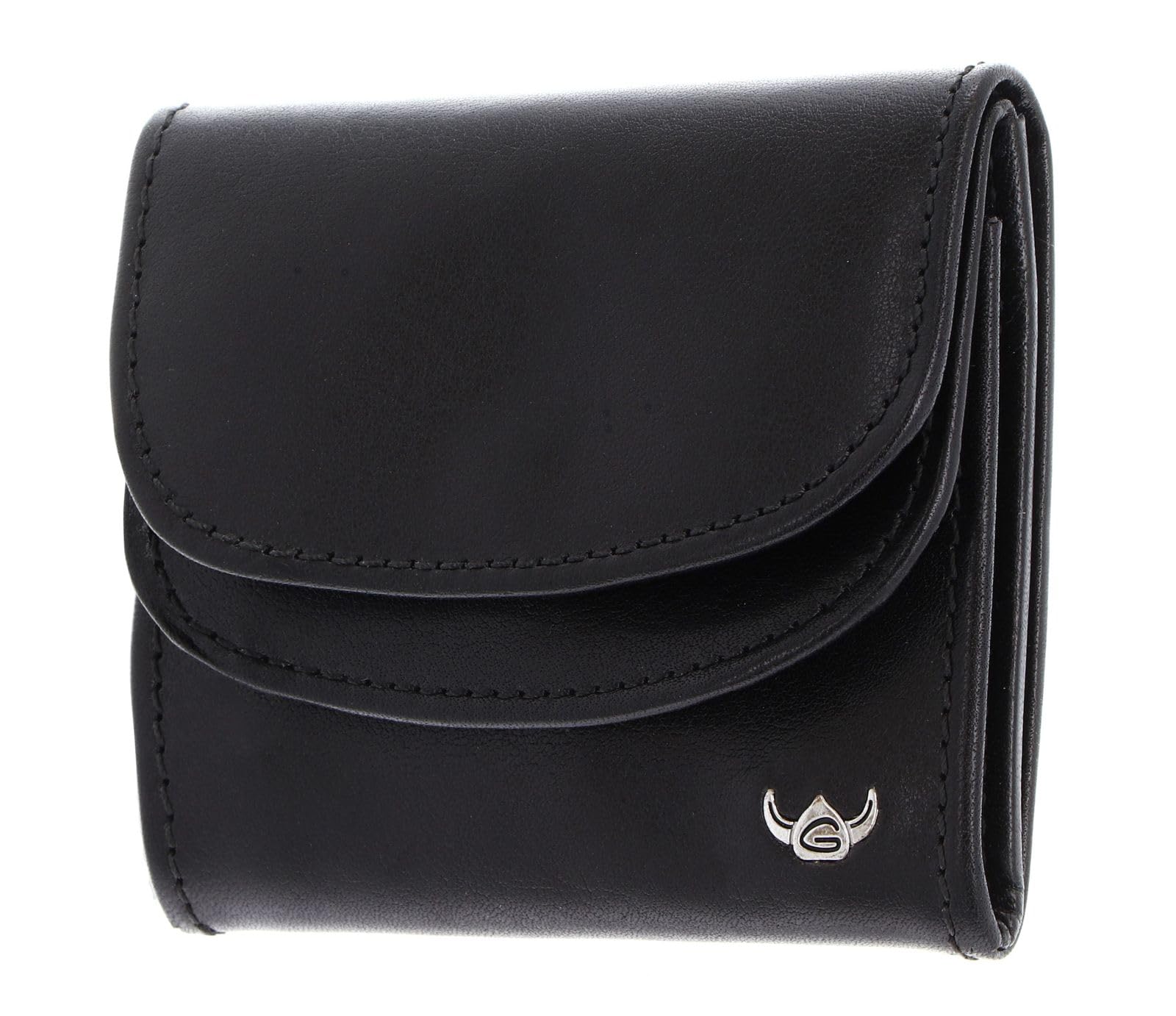 Golden Head Leder Geldbörse Colorado Damen-Minischeintasche 1005 Schwarz