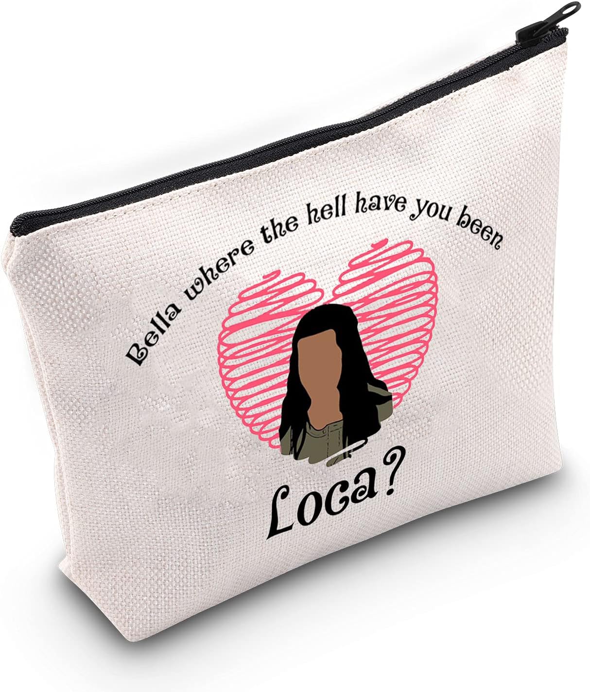 TOBGBEComedy Vampire TV Show Makeup Bag Where The Hell Have You Been Loca Twilight Gift TV Show Merchandise (where Loca)