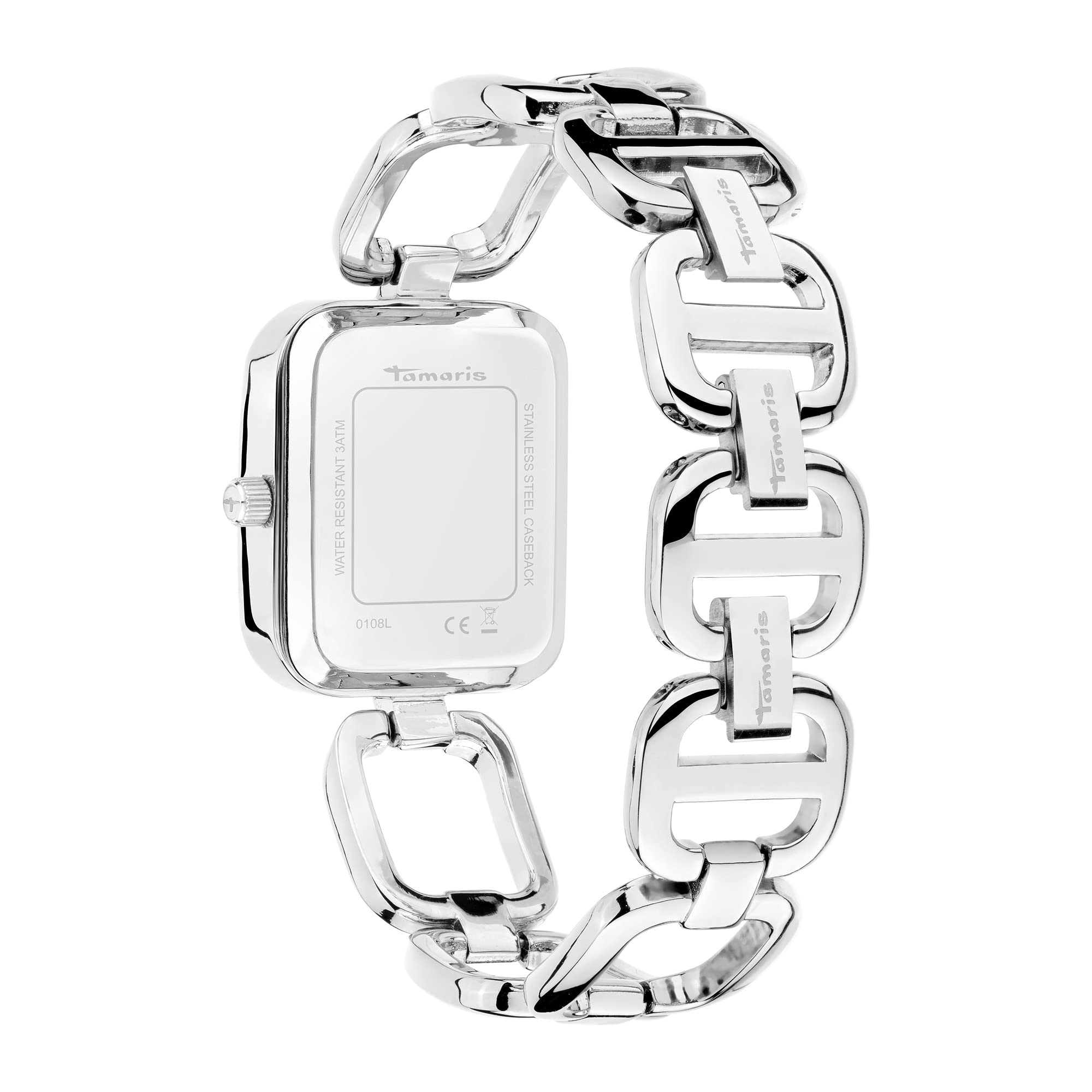 Tamaris Damenuhr – Schmuckbanduhr für Damen rund & eckig - Elegante Armbanduhr mit Schmuckband in Silber, Gold, Roségold, Schwarz, Grün