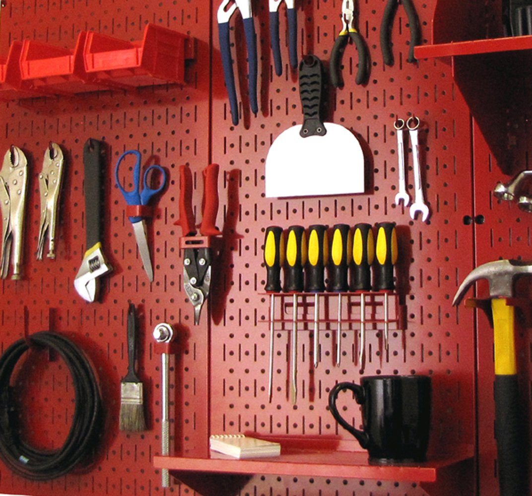Wall Control, Stecktafel, Metall, rot, 30-P-3232R