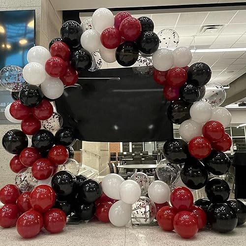 Miniatura 21 de Globos azules y blancos, kit de arco de guirnalda de globos azules y blancos, 102 globos azul pastel y blanco para baby shower, cumpleaños, boda