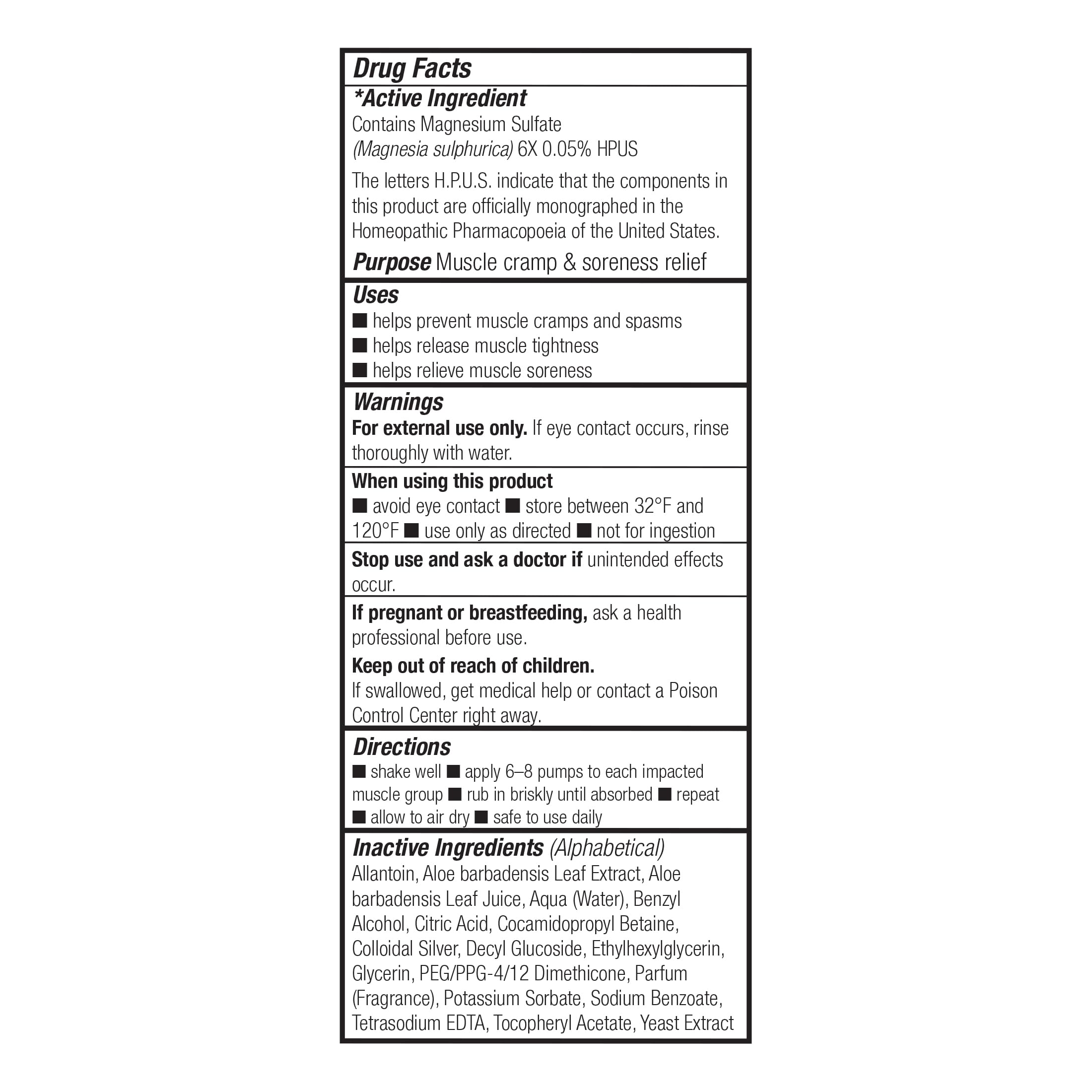 Theraworx Relief for Muscle Cramps Spray, 7.1 Oz (1 Count) — Amazon image 8