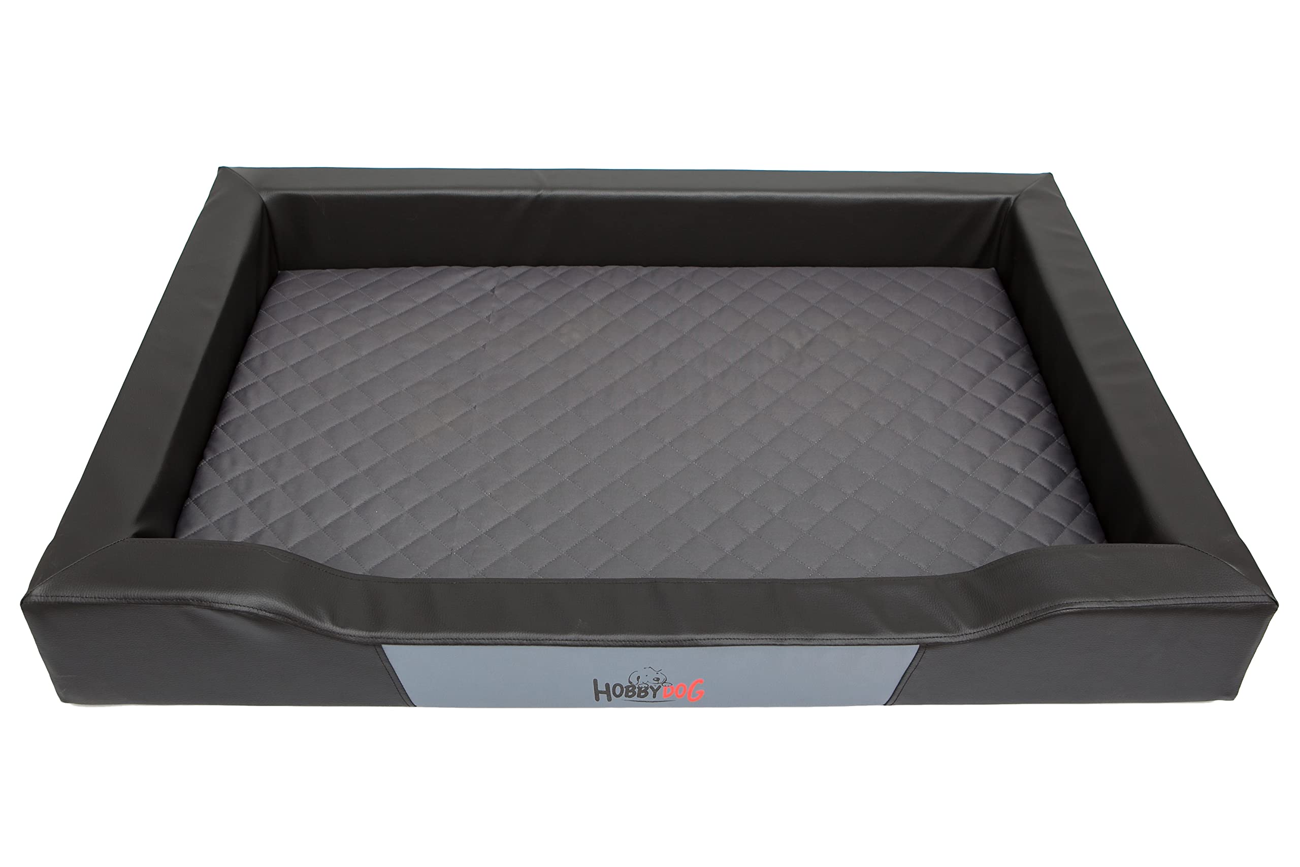 Cama Perro - Cuna para Perros para Dormir, con Funda de Cordura Extraíble (Lavable a 30°) - para Perros Pequeños y Grandes - Sofa para Perros - 93 x 62 cm - Negro