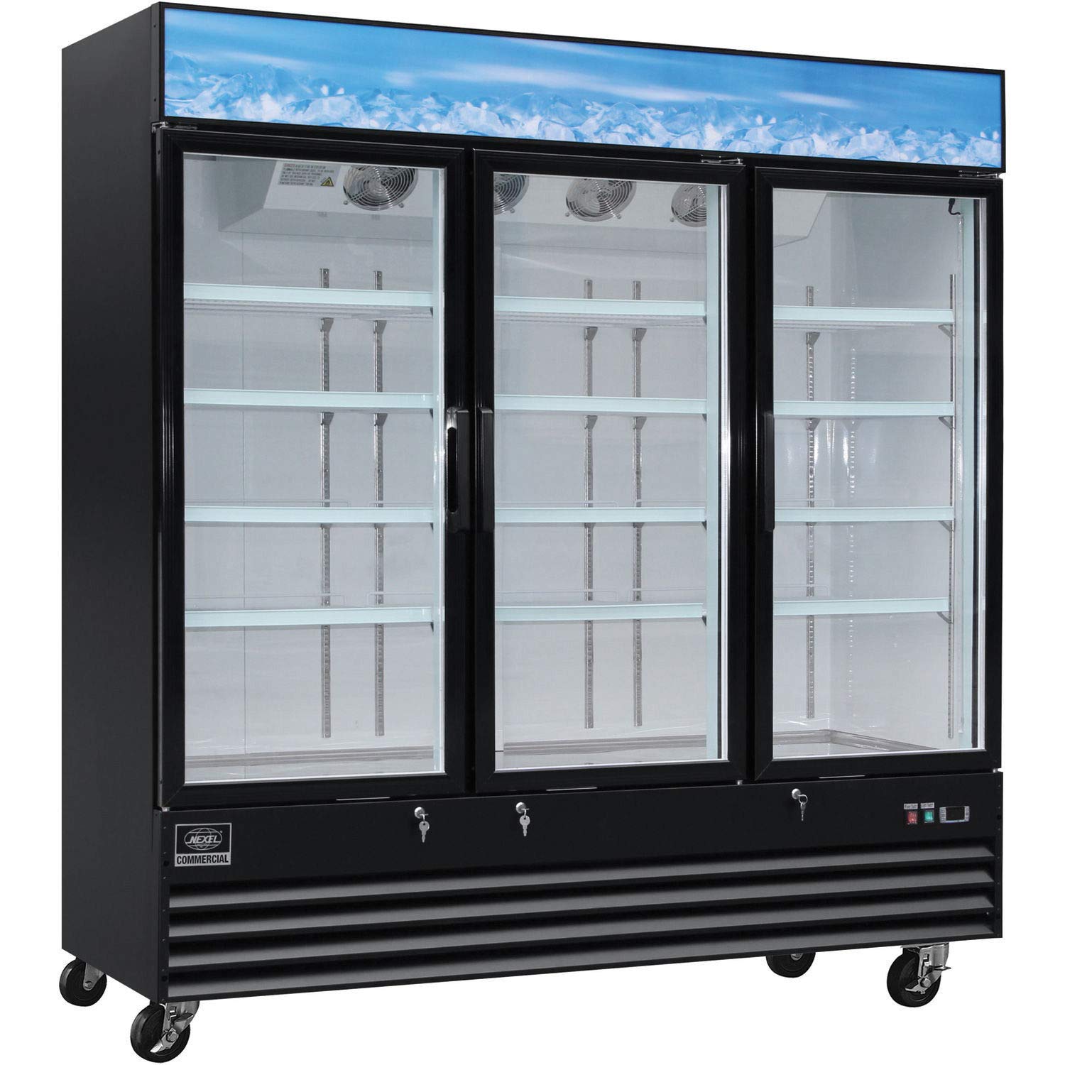 3 Door Merchandiser Refrigerator by Global Industrial – Model 243037