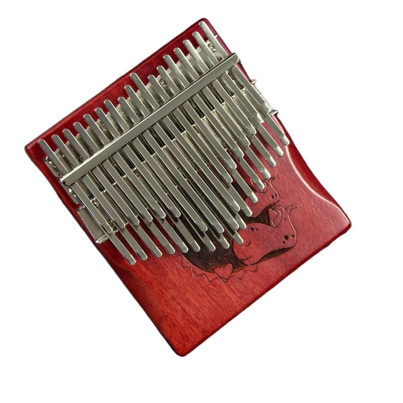 Kalimba Profesjonalny chromatyczny 34-tonowy fortepian płytowy kalimba palcowy z kciukiem (Color : 3/4)