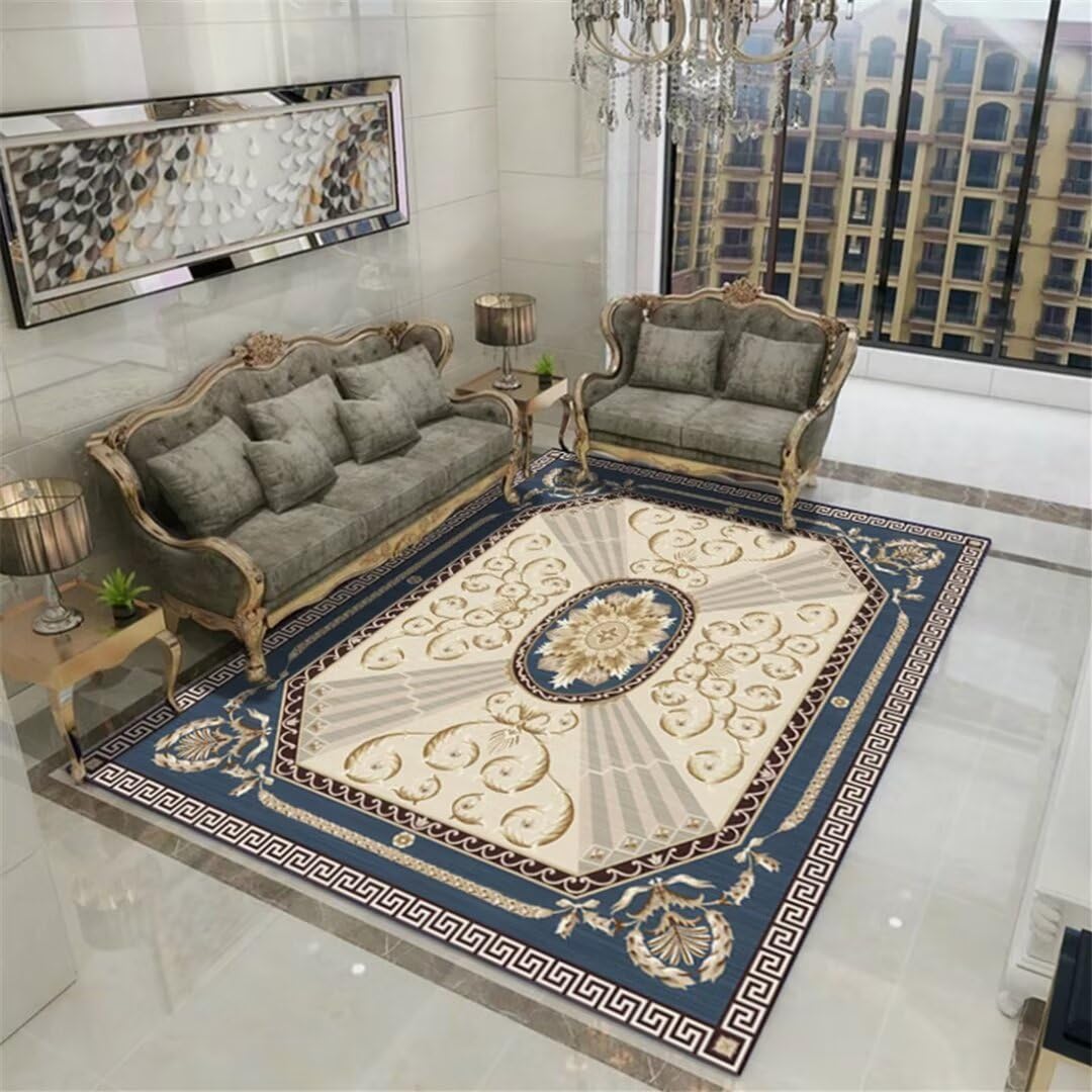Alfombra de pasillo fácil cuidar crema 80x120cm resistente al desgaste