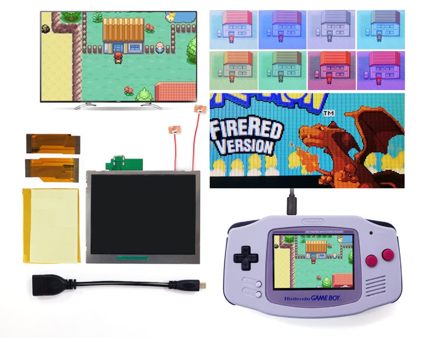 Amazon.co.jp: 【玄人/ハンダ付け改造経験者専用】GBA用バックライト