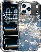 Vista 10 de ANNSD Funda para iPhone 13 Pro Max, con protector de pantalla, protector de lente de cámara y soporte de anillo, funda protectora de cuerpo completo