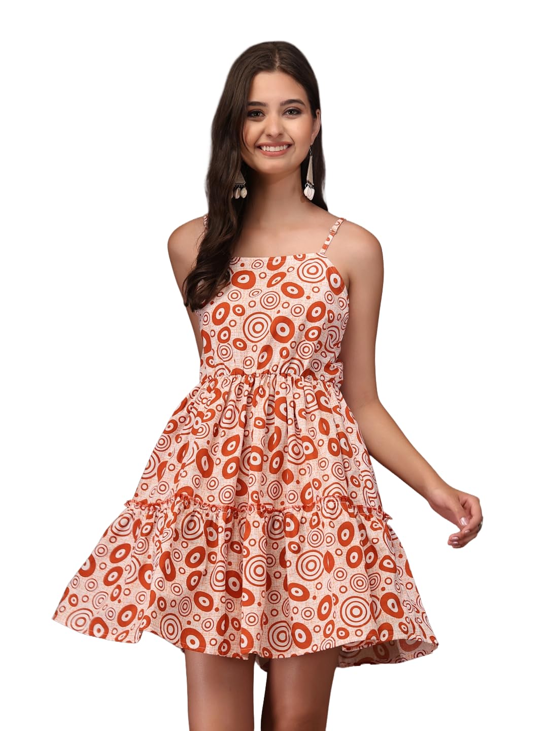 daevish Women's Skater Knee Length Dress | Dress for Women | Western Dresses for Women | Fit and Flare Mini Length Dress-picture-29