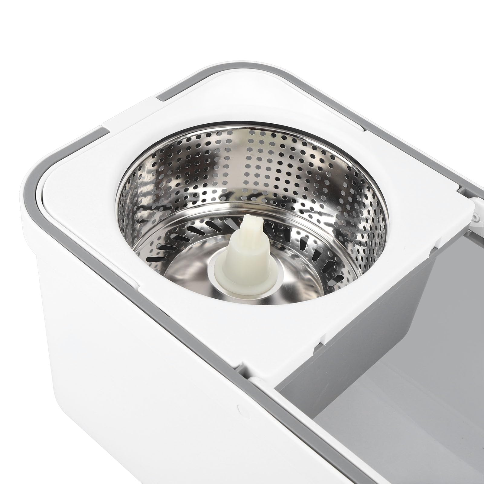 Generic Cubo de Fregona Giratorio de 360 ​​Grados con Juego de Escurridor para Limpiar el Suelo sin Esfuerzo en Casa con Cabezal de Fregona de Microfibra
