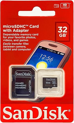 SanDisk Tarjeta de memoria MicroSDHC de 32 GB