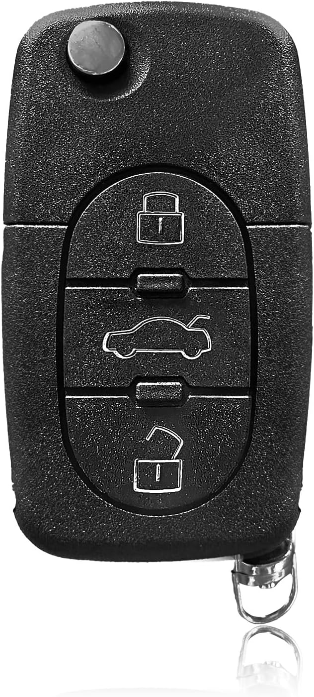 Replacement for 1997 1998 1999 2000 2001 2002 2003 2004 2005 Audi A4 A6 A8 Quattro Cabriolet S4 S6 S8 Key Fob Remote Control MYT8Z0837231 4 Buttons 315MHz