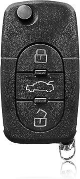 Replacement for 1997 1998 1999 2000 2001 2002 2003 2004 2005 Audi A4 A6 A8 Quattro Cabriolet S4 S6 S8 Key Fob Remote Control MYT8Z0837231 4 Buttons 315MHz