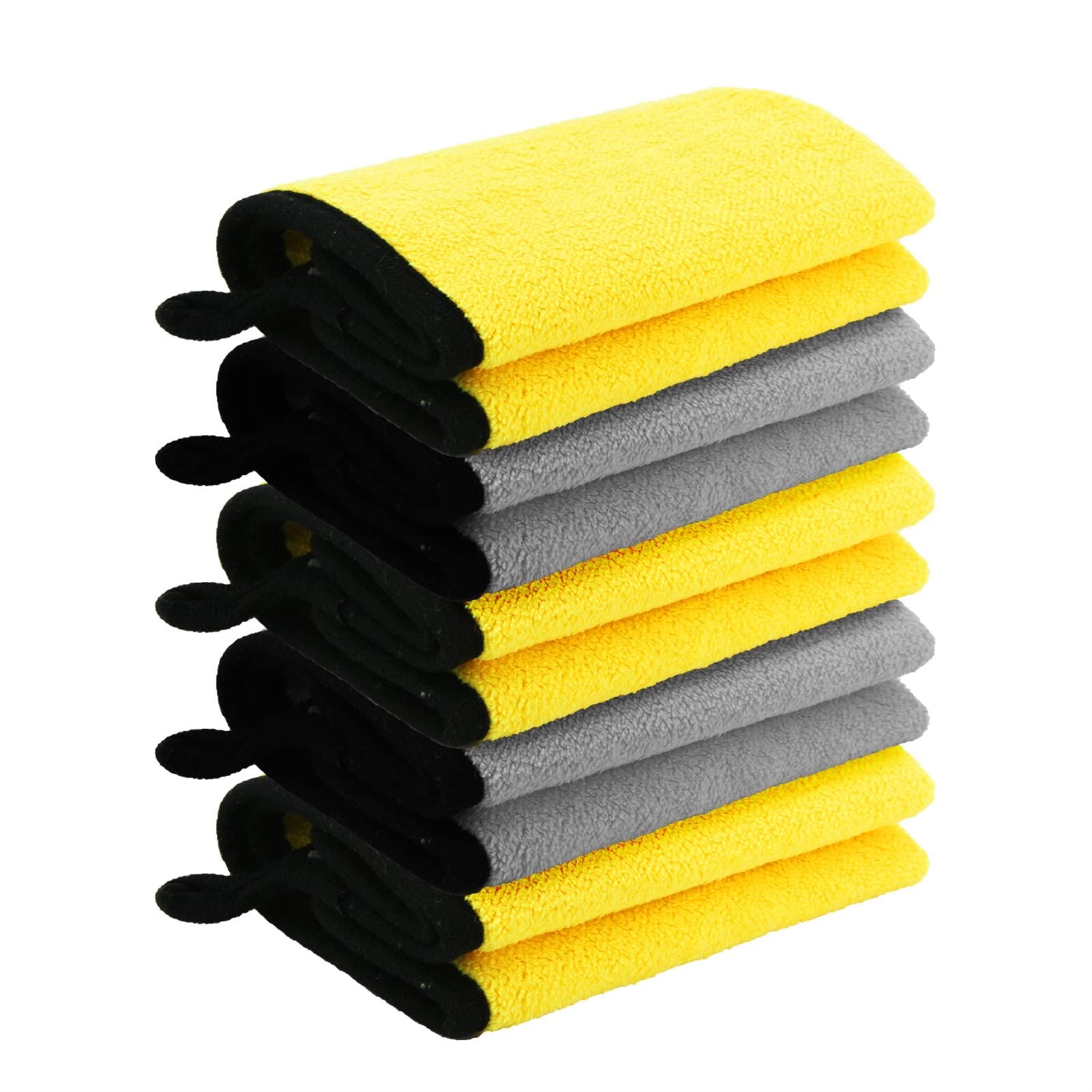 TRUSTTWO 5pcs 500/600/80 0gsm Toalla de Microfibra Coche Microfibra Toalla Toalla Limpieza de Microfibra Lavado de Autos Secado Toalla Auto Detalles The 5pcs 600GSM