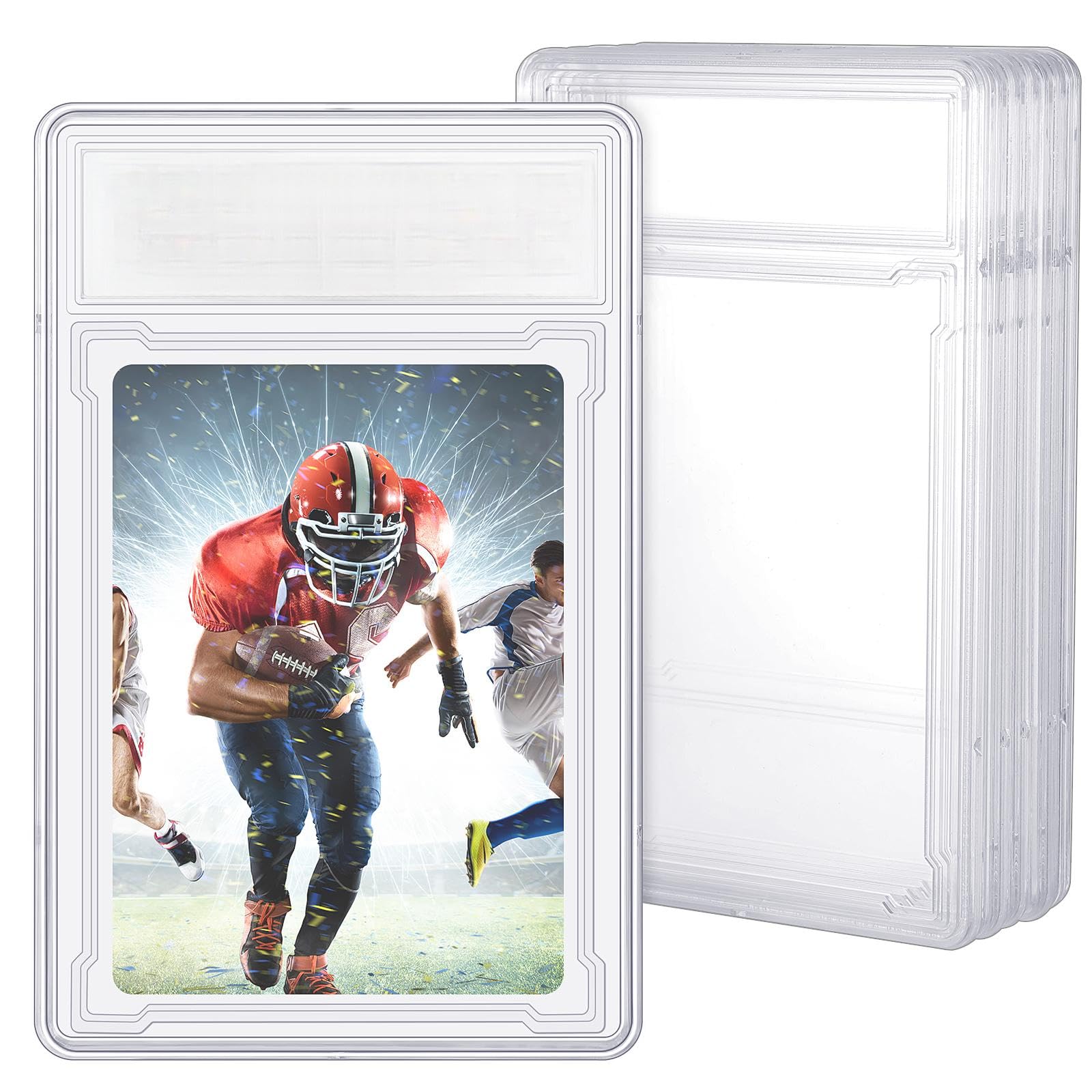 Amazon.com: Gersoniel 6 Pack Card Case Holder Graded Card Slab Acrylic Baseball  Cards Protectors Hard Sleeves with Label Position for Grading Baseball  Football Gaming Trading Display Sports Game Collector : Toys &