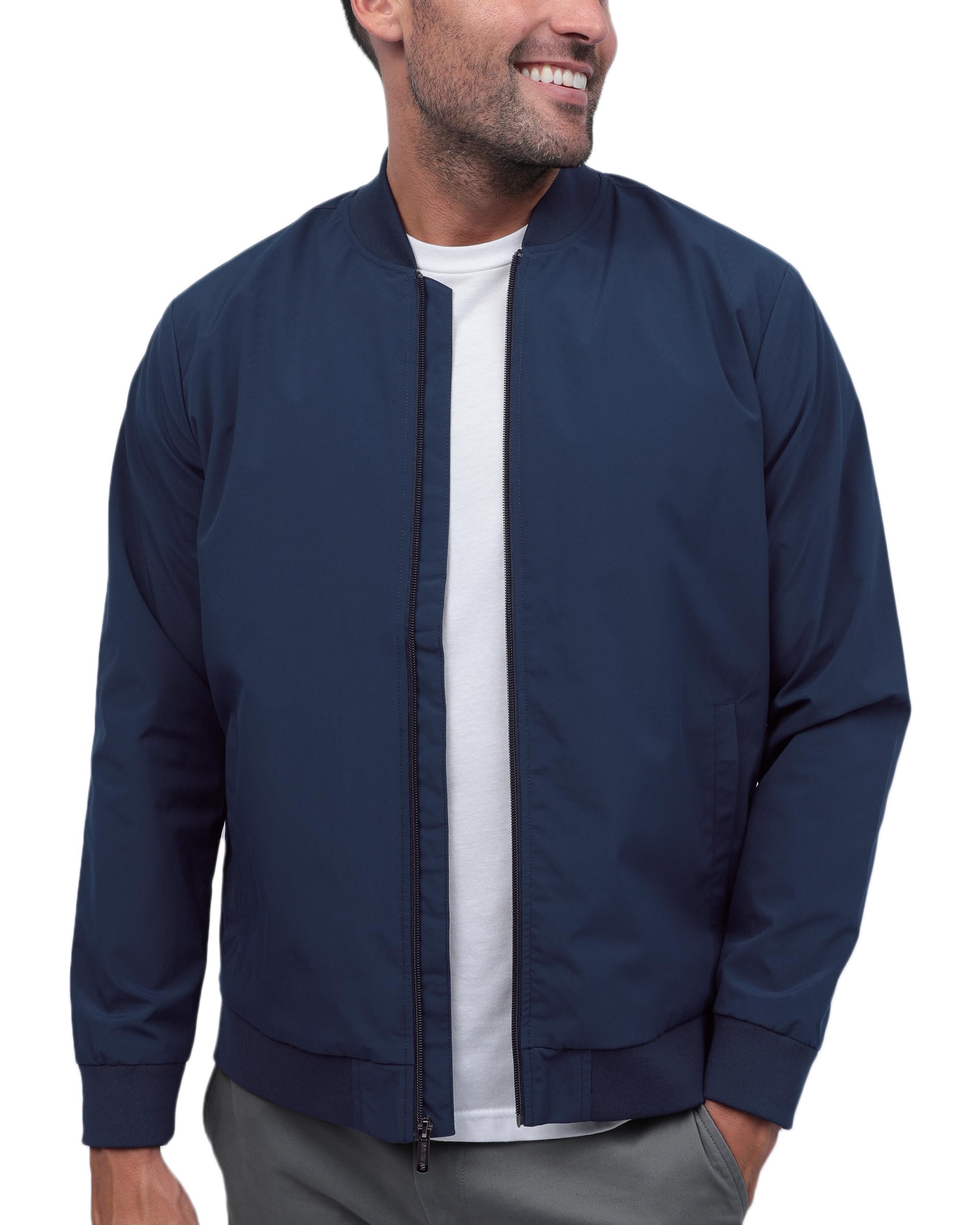 INTO THE AMBomber Jacket For Men - Casual Lightweight Stylish Zip-Up Jacket S - 4XL