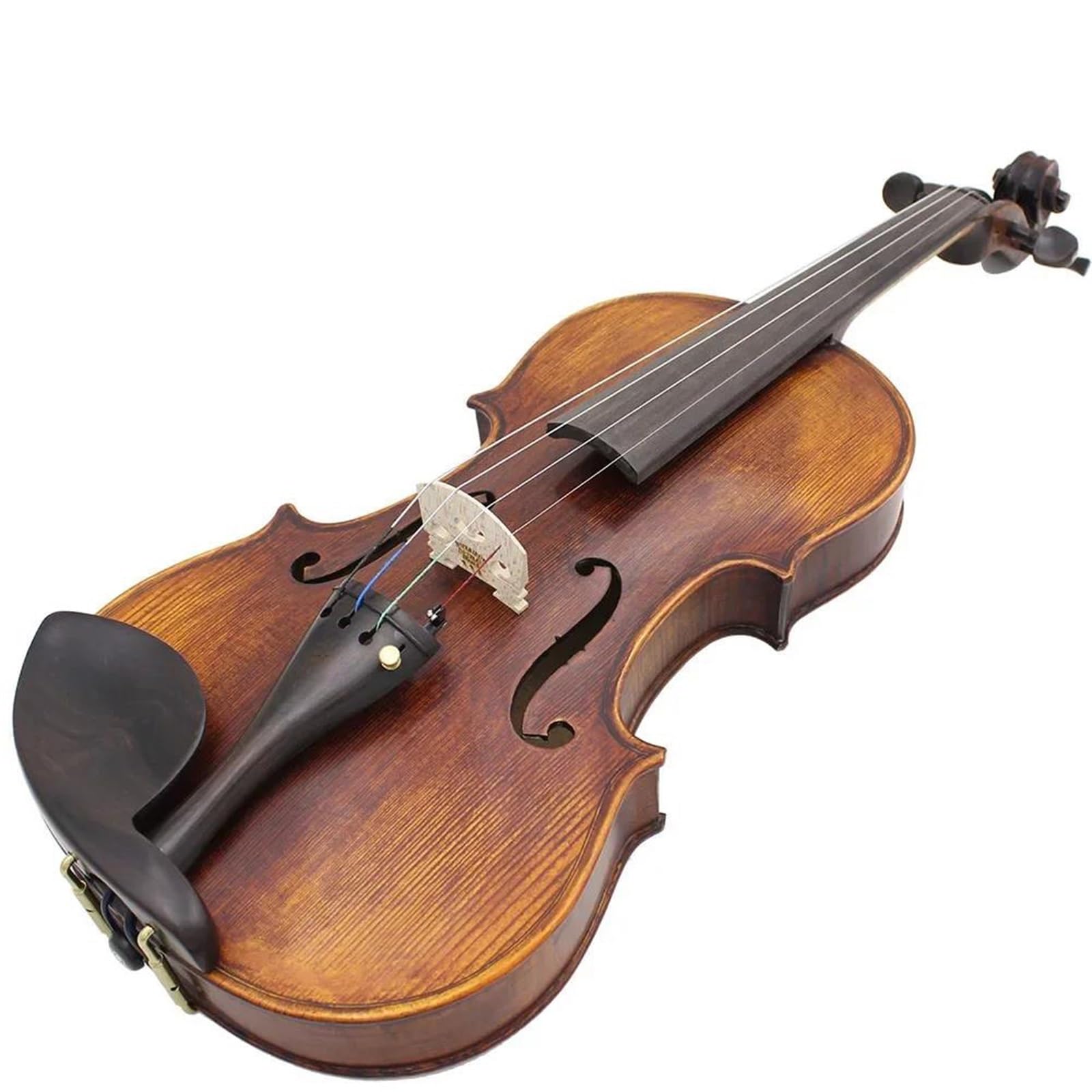 Kit Di Violino Professionale 4/4 Violino Acustico In Legno Massello Violino Con Custodia Arco In Abete Pannello Retro Violino Opaco Strumento Musicale Per Principianti
