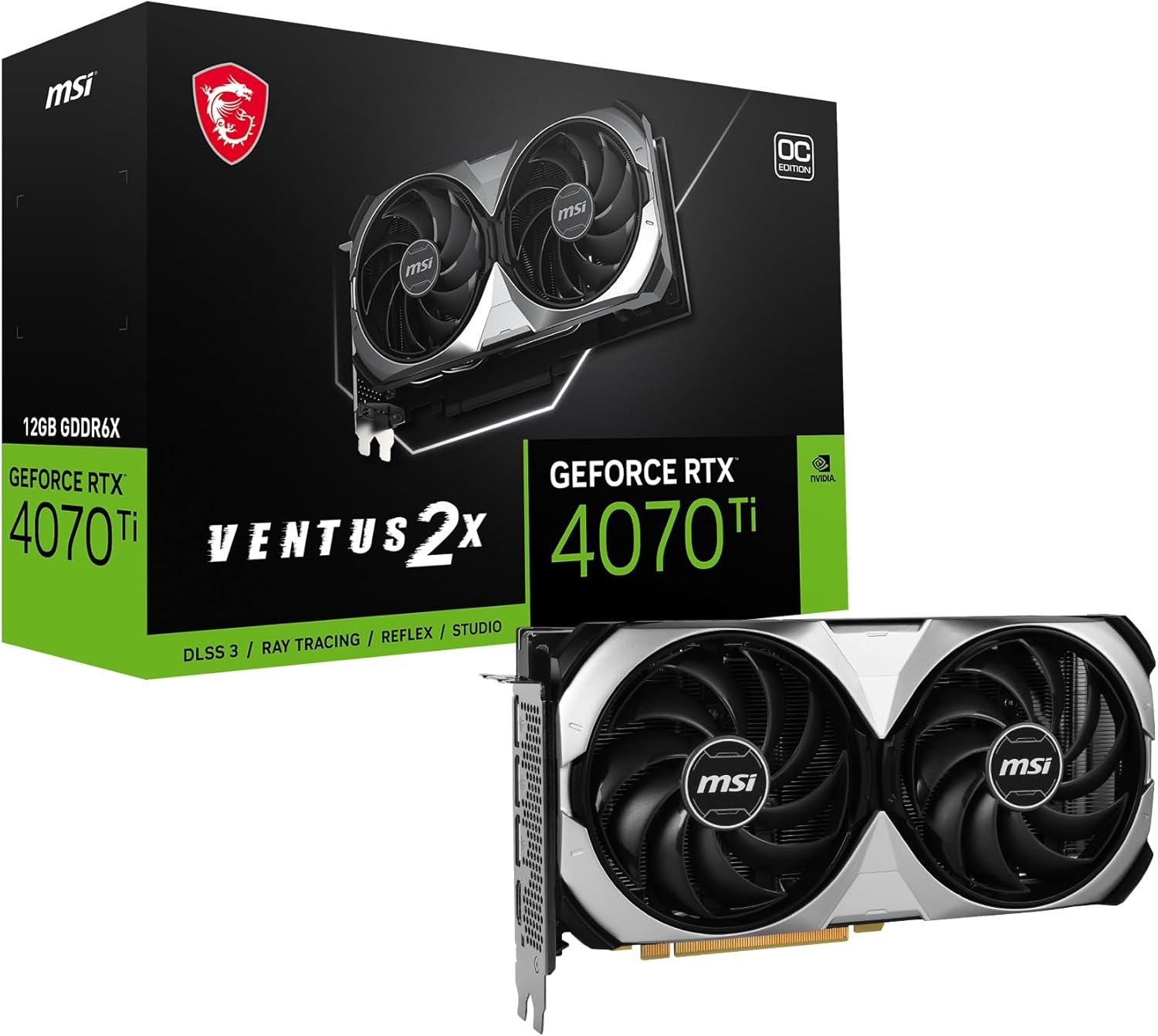 MSI GeForce RTX 4070 Ti VENTUS Tarjeta Gráfica, 2 x 12GB GDDR6, OC - ¿Vale la pena?