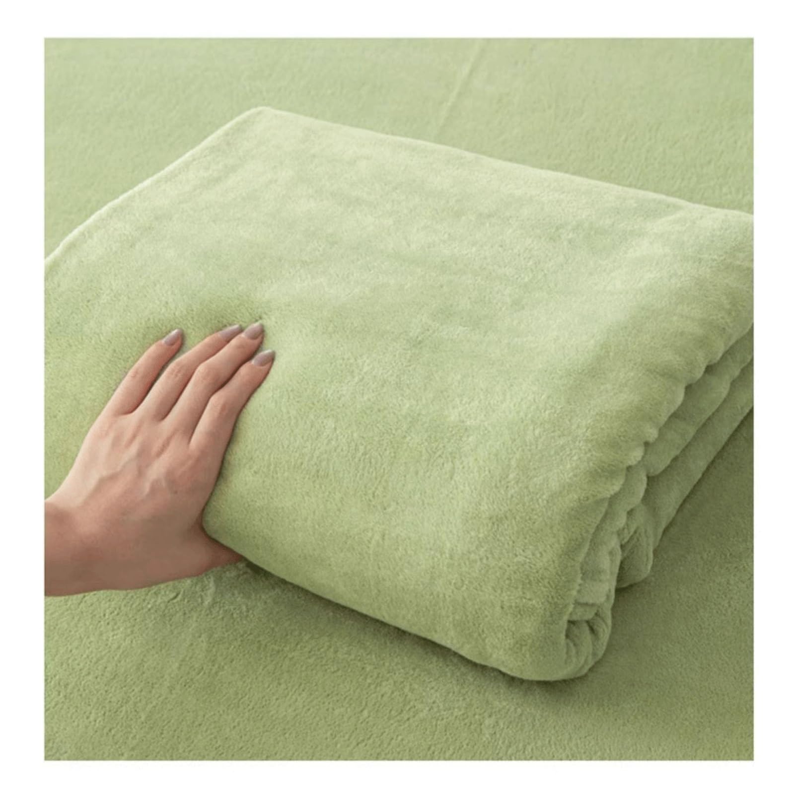 Samt-Plüsch-Bettlaken 160x230cm bis 230x250cm Warmes Luxuriöses Cashmere Touch Betttuch Winter Flauschiges Flanell-Fleece Laken ohne Gummizug(Blue A,200x230cm+48x74cm x2)