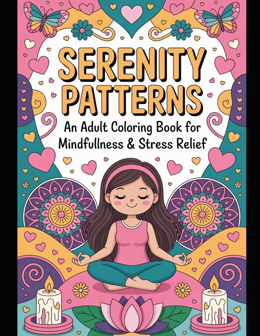 Serenity Patterns: An Adult Coloring Book for Mindfulness & Stress Relief