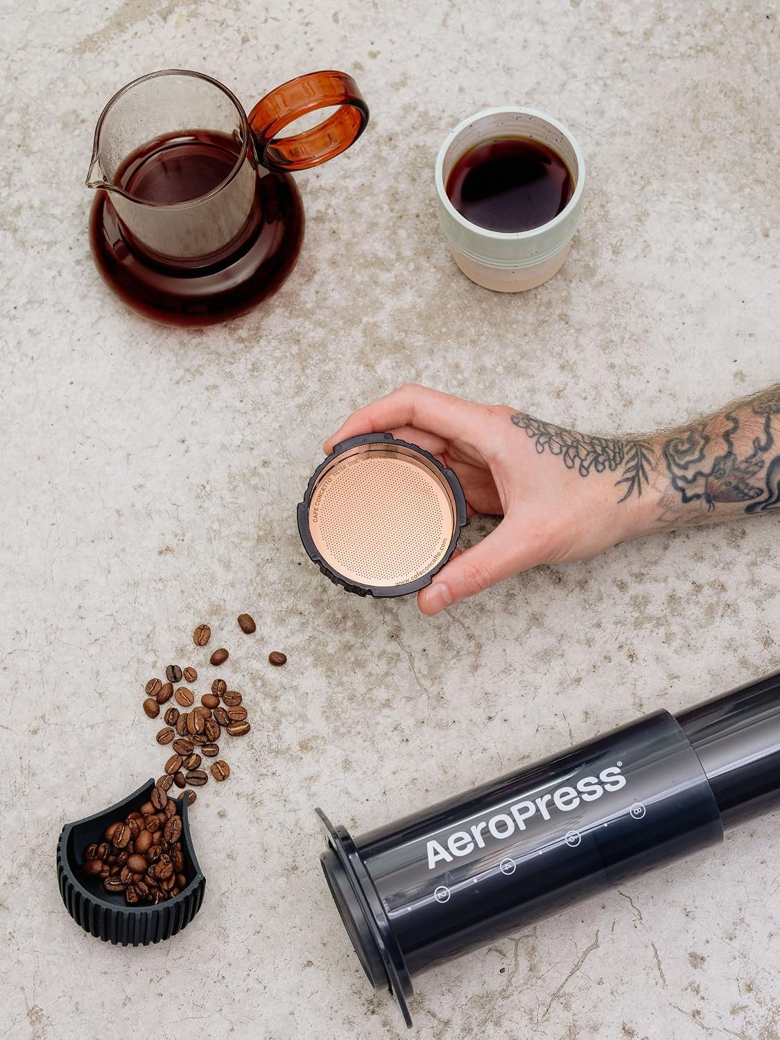 Dischi filtranti per AeroPress Cafe Concetto Fine & Superfine Rose Gold
