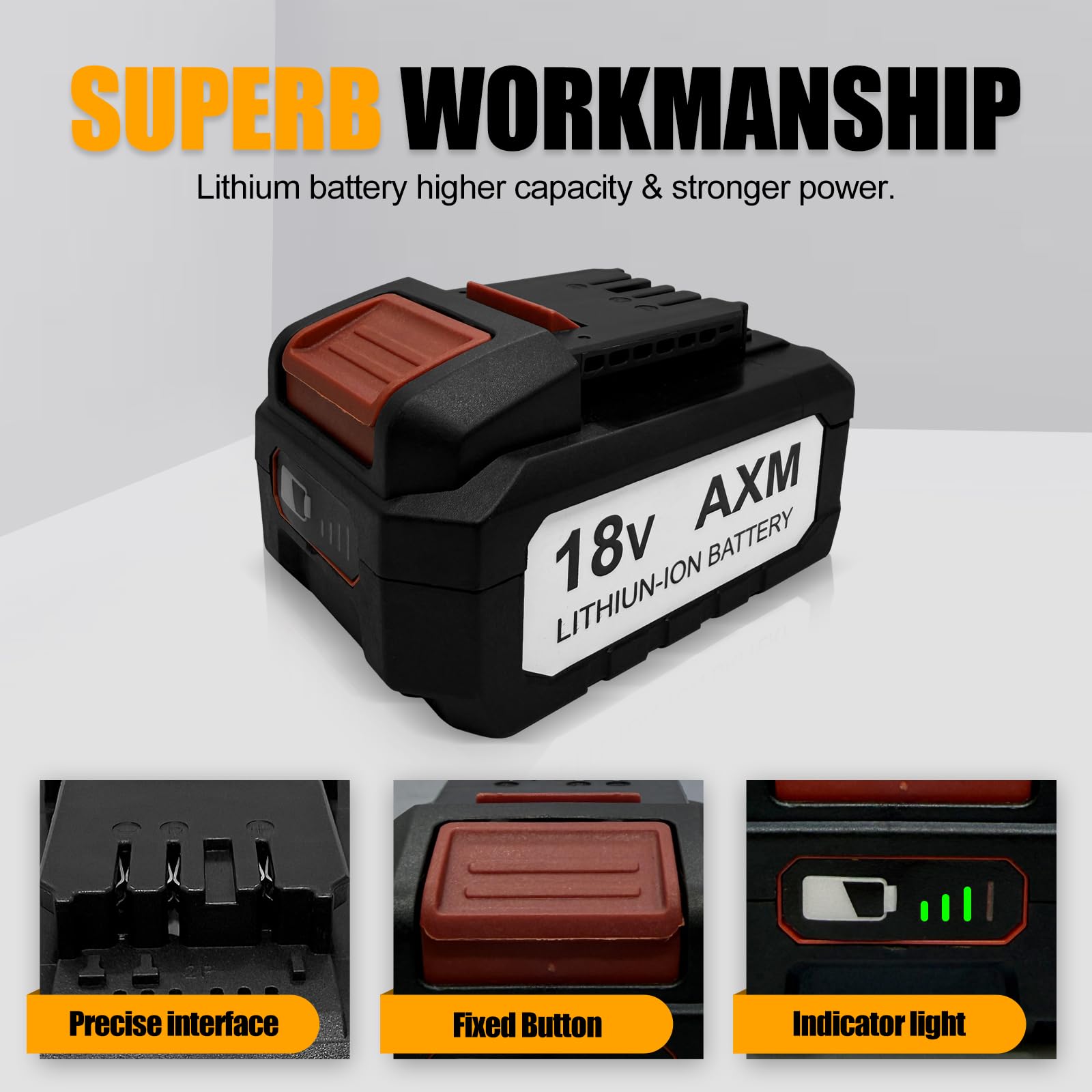 Batería de repuesto para 532733 (18 V, 5,0 Ah) | Compatible con baterías Flex de 18 V