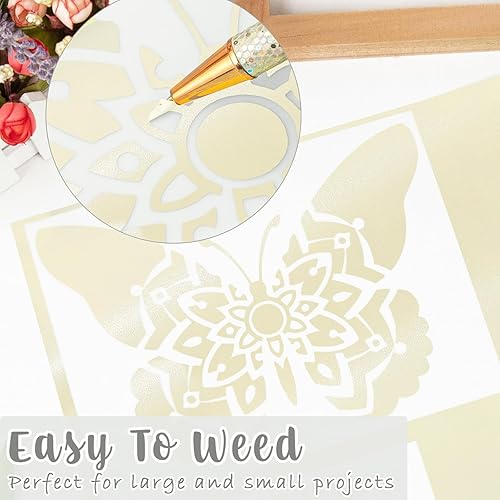 Miniatura 55 de VINYL FROG Rollo de vinilo adhesivo verde oliva de 12 pulgadas x 10 pies, vinilo verde oliva para manualidades, vinilo permanente verde mate