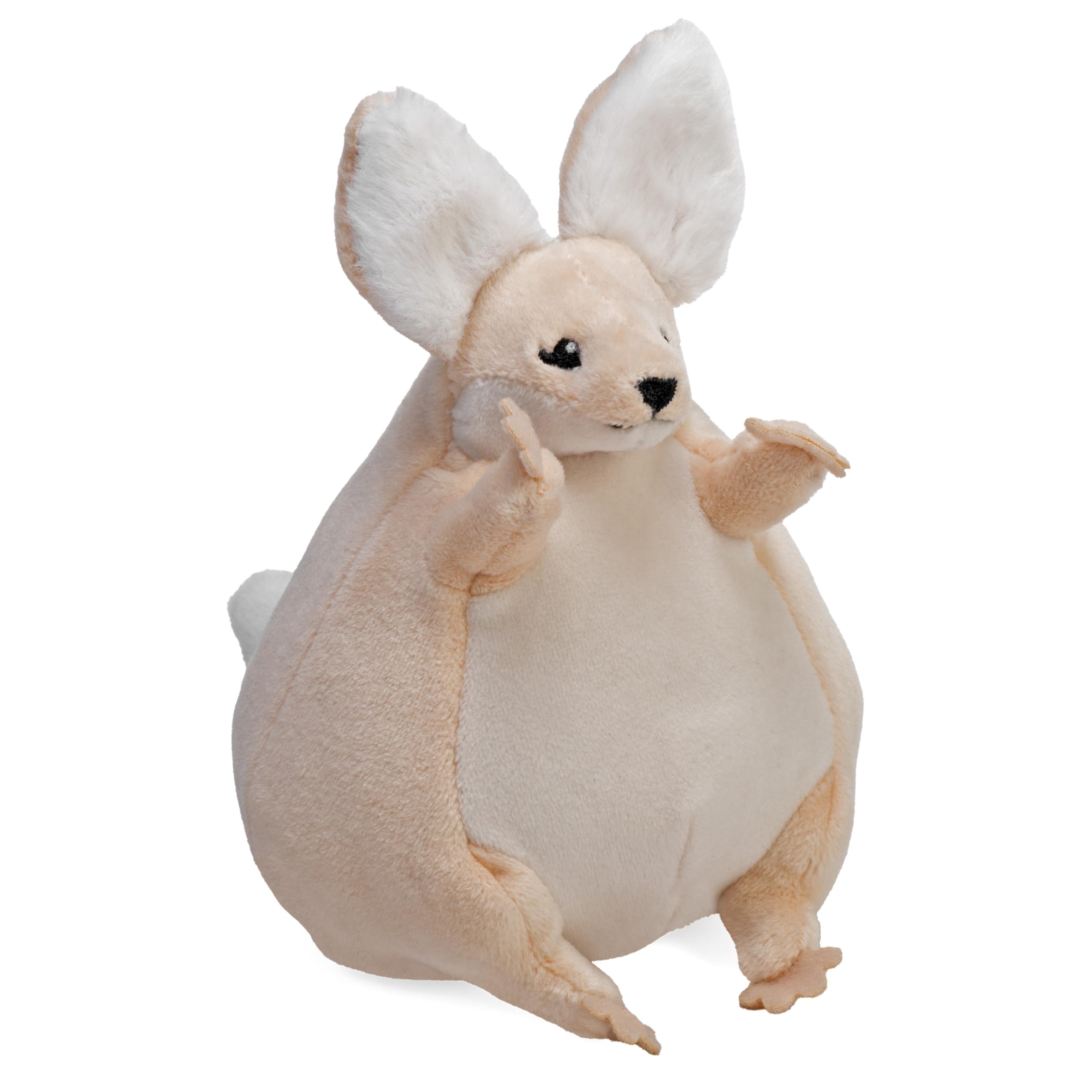 Wild Republic Flipkins Fennec Fox, Stuffed Animal, 5 Inches, Plush Toy, Fill is Spun Recycled Water Bottles