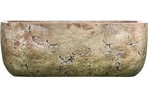 Classic Cement Planters with Drainage Hole