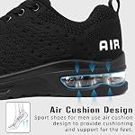 Ziitop Chaussures de course pour hommes Chaussures de tennis léger Athletic Air Coussin Chaussures de marche Non Grip Respirant Mode espadrilles Confortable Mesh Sport Chaussures Hommes entraînement Casual Gym Jogging Chaussures