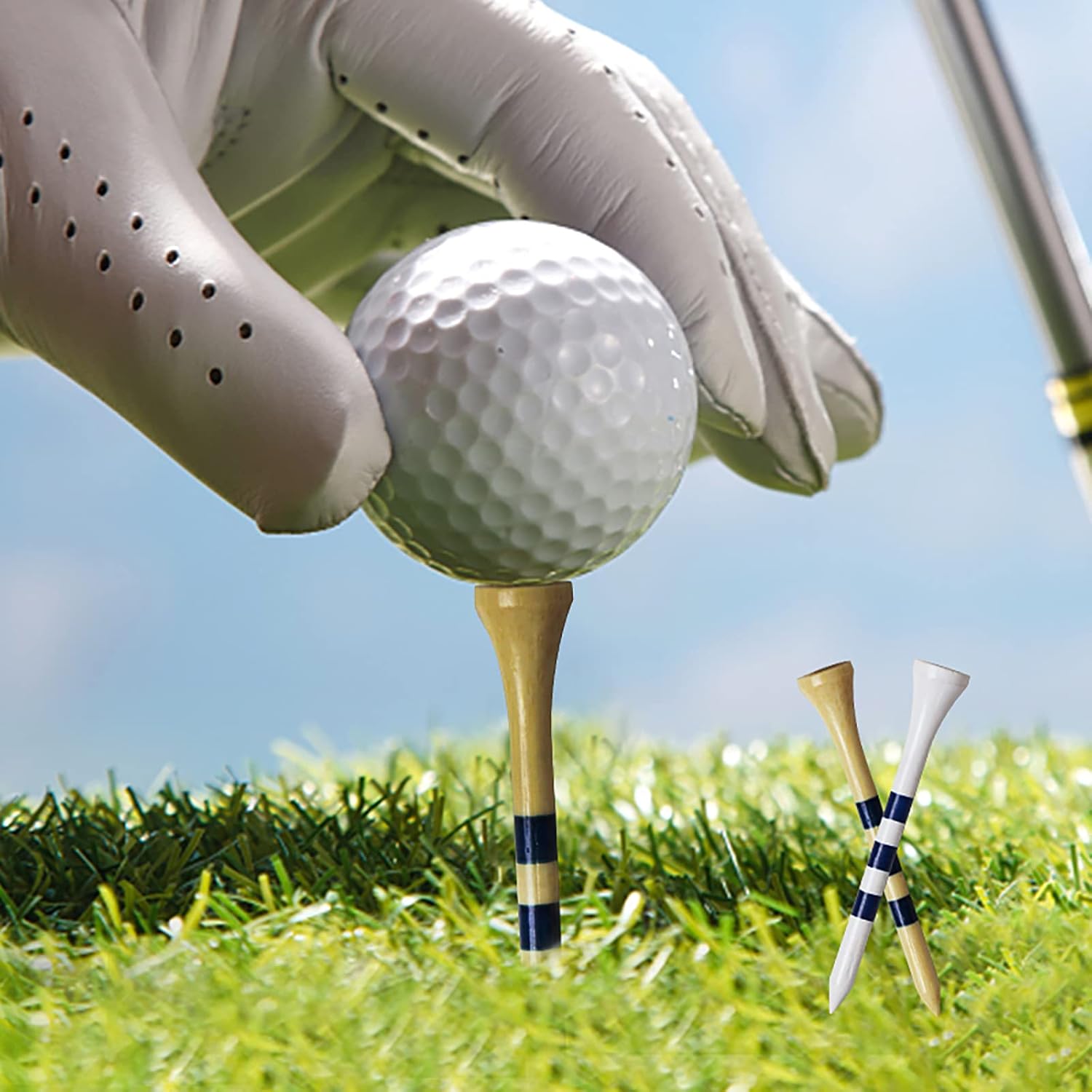 review Singelila Bulk Long Bamboo Golf Tees 3-1/4 Inch & 2-3/4 Inch Unbreakable for Driving & Practice, Performance Series Low Resistance Professional Golf Tees, Less Friction & Side Spin