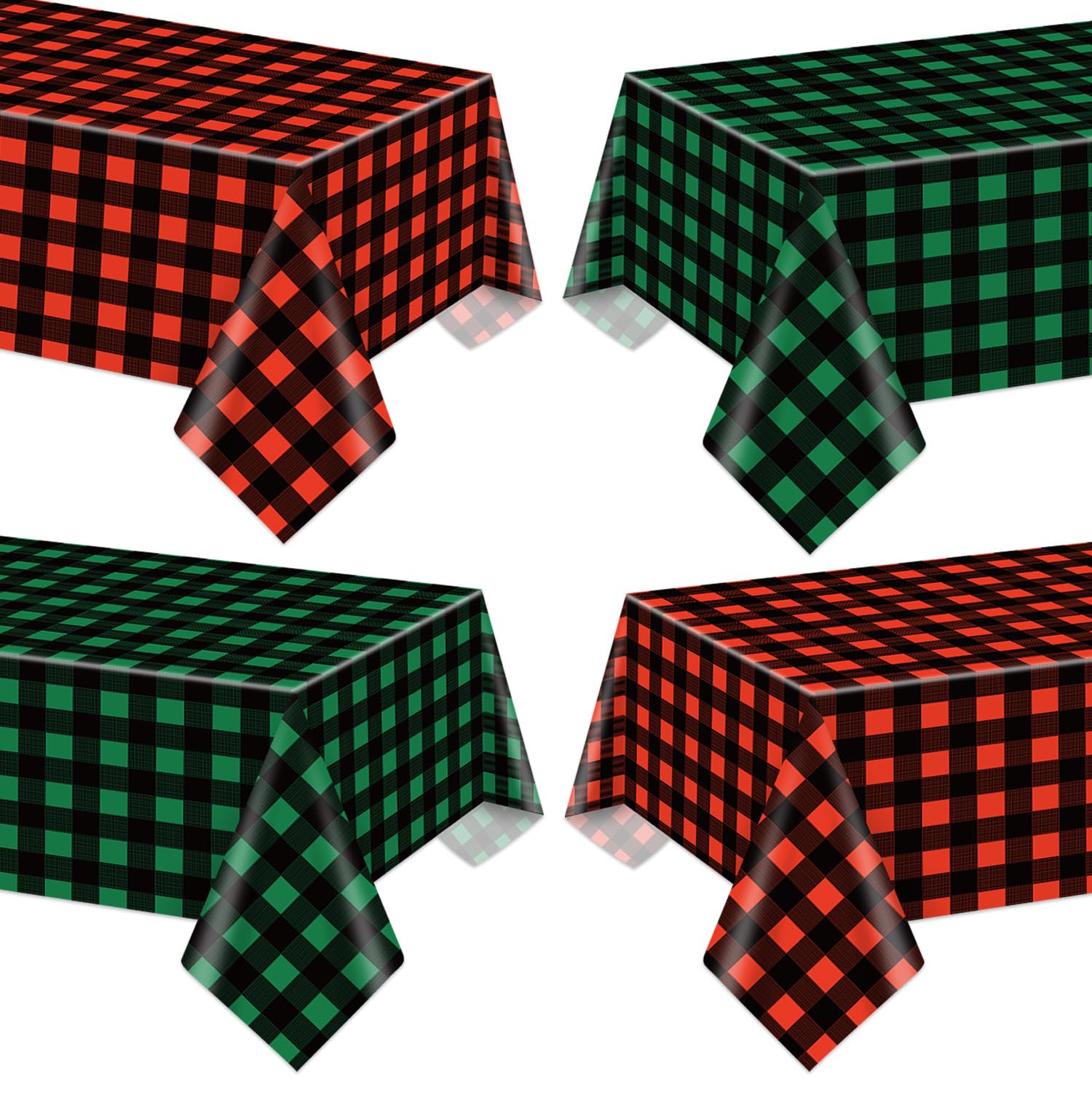 Hegbolke Tablecloths Rectangular for Home Birthday Party Baby Shower Decorations (4, Navy Blue, 86 x 51)