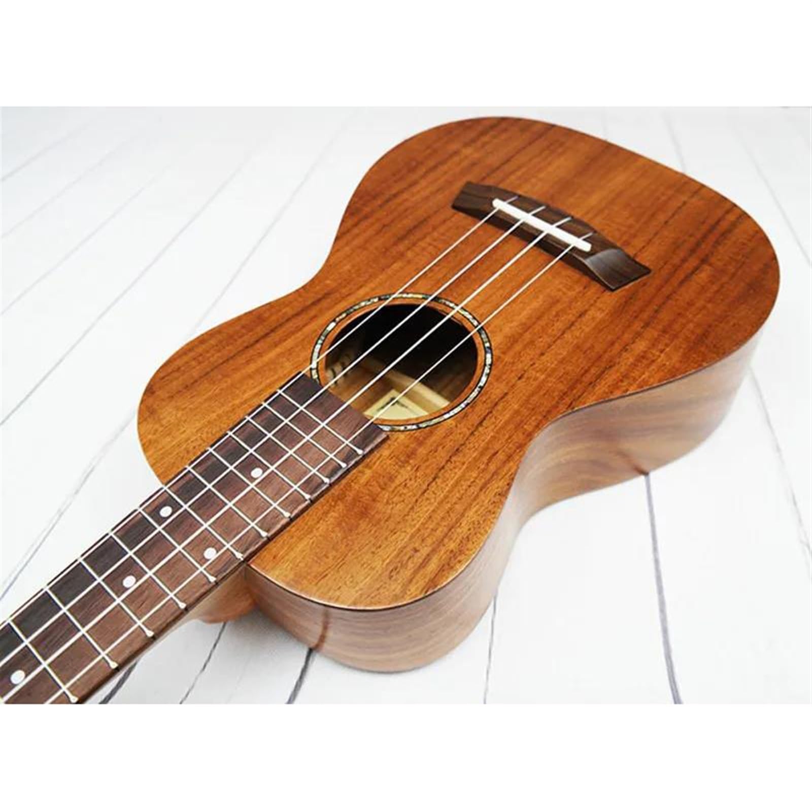 ukulele 26 Top Per Chitarra Hawaiana Tenore A 4 Corde Per Ukulele Elettrico In Legno Massello Di Acacia Con Scatola EQ +