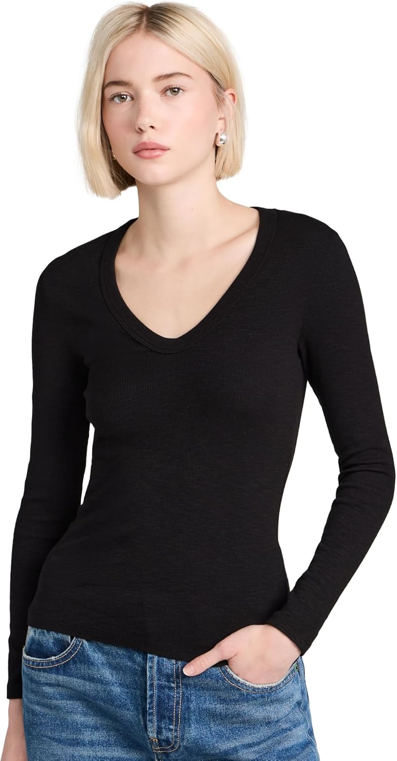 Enza Costa Women's Textured Rib Top