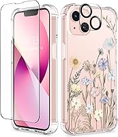 Vista 187 de GVIEWIN - Funda para iPhone 11 con protector de pantalla + protector de lente de cámara, cubierta protectora transparente suave de poliuretano