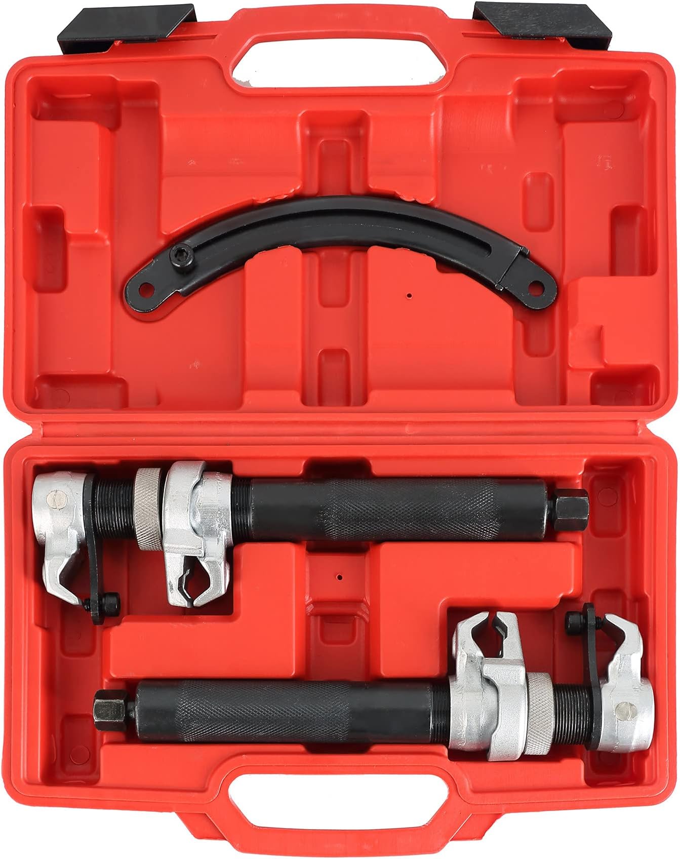 ATPEAM Coil Spring Compressor Tool - Heavy Duty 2200lb Capacity with Safety Guard and 11in Jaw Opening