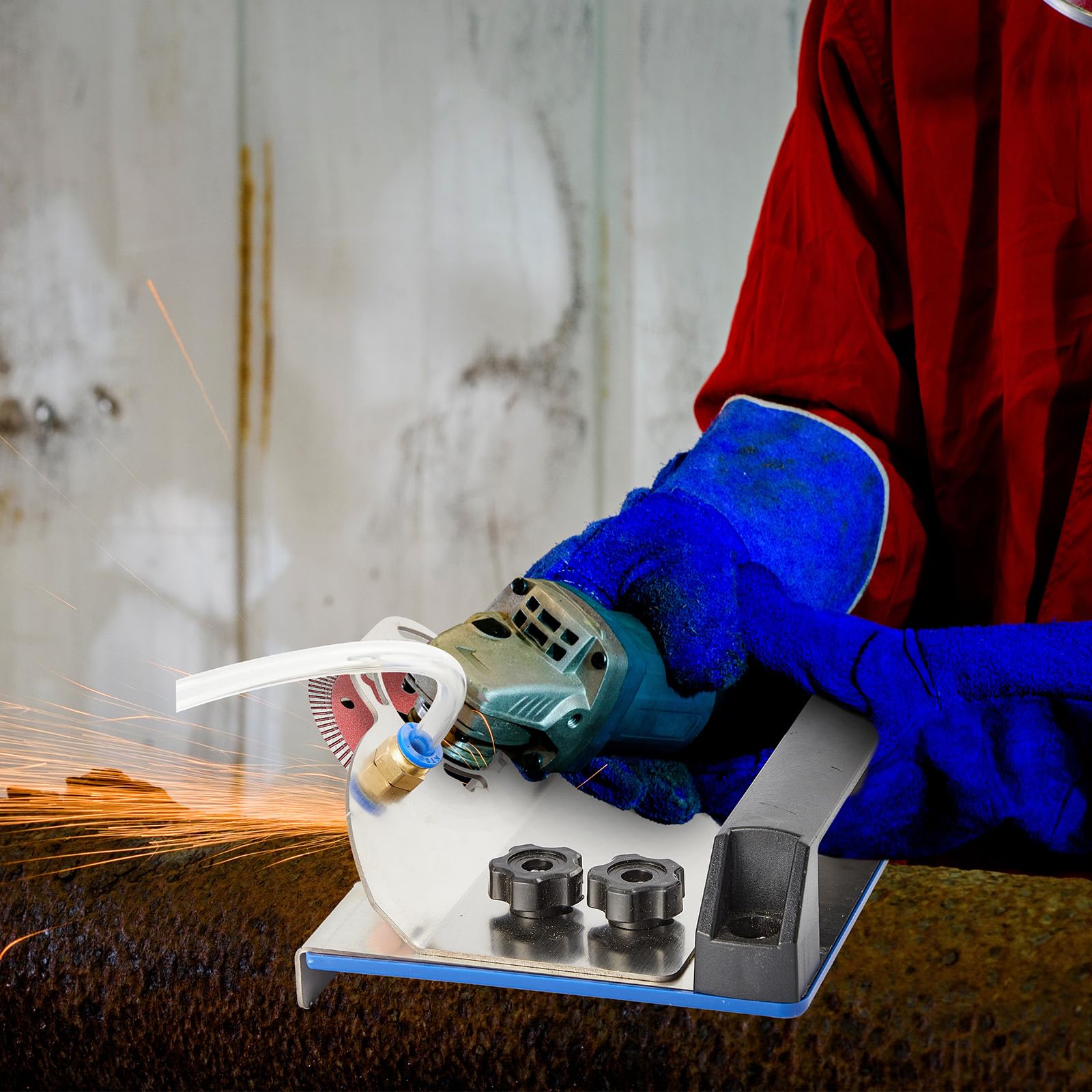 ㉚ カーペンター ディアブロ 幻影 120 Hicarer 3 Blades Angle Grinder Stand for Tile 45° Chamfer Cutting