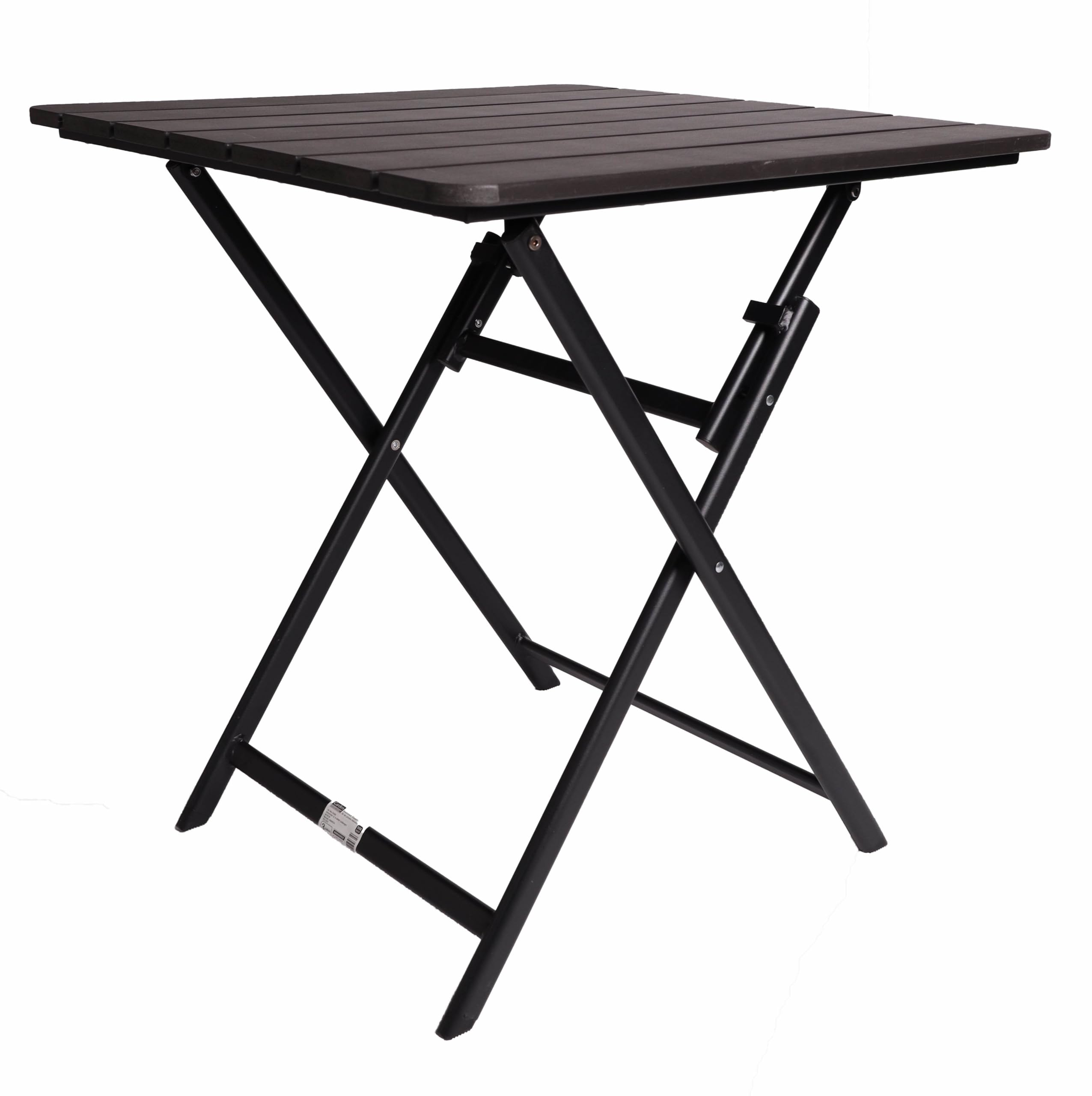 Generisch Aluminium Klapptisch Balkontisch 70x70x74 cm Gartentisch klappbar, platzsparend Beistelltisch Campingtisch Grau Neu