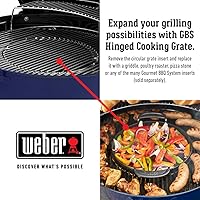 Vista 6 de Weber Master-Touch - Parrilla de carbón, azul océano profundo