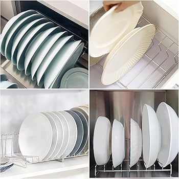 Amazon｜IMEEA ディッシュスタンド 水切りラック お皿立て W26×D18×H11