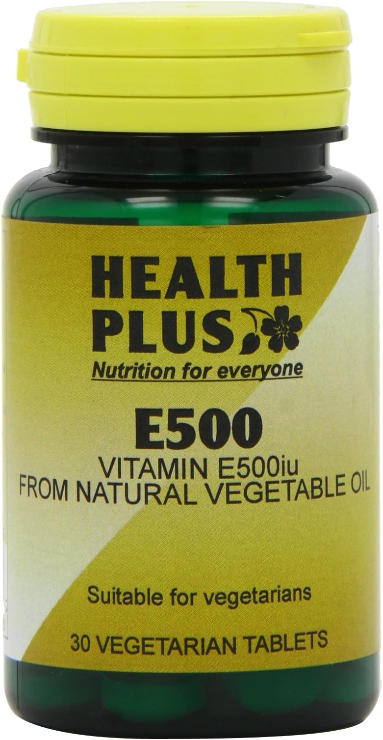 Health Plus E500 Vitamin E Supplement - 30 Tablets