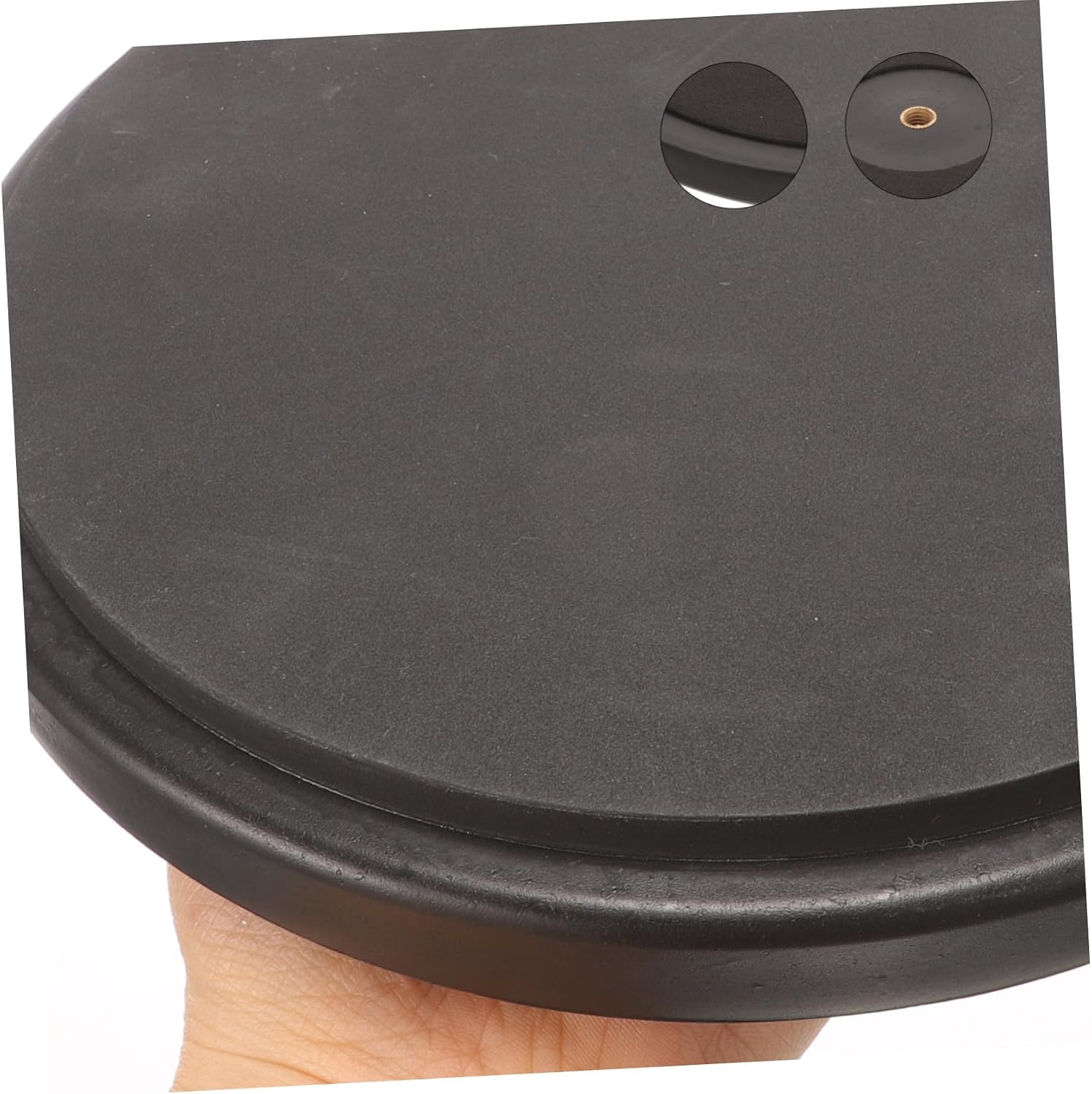 Totority Silent Drum Pad Practice Accessory Drum Mat for Beginners for Practice Performance and Recording