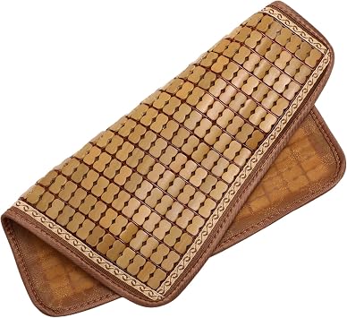Bamboo Cooling Seat Mat 50x50cm Non-skid Lattice Design
