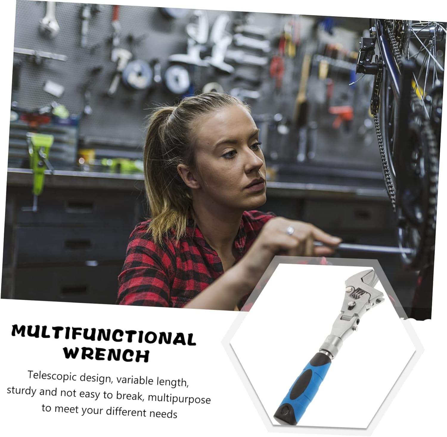 Gadpiparty Refrigeration Ratchet Wrench Folding Head Socket Wrench Professional and Practical