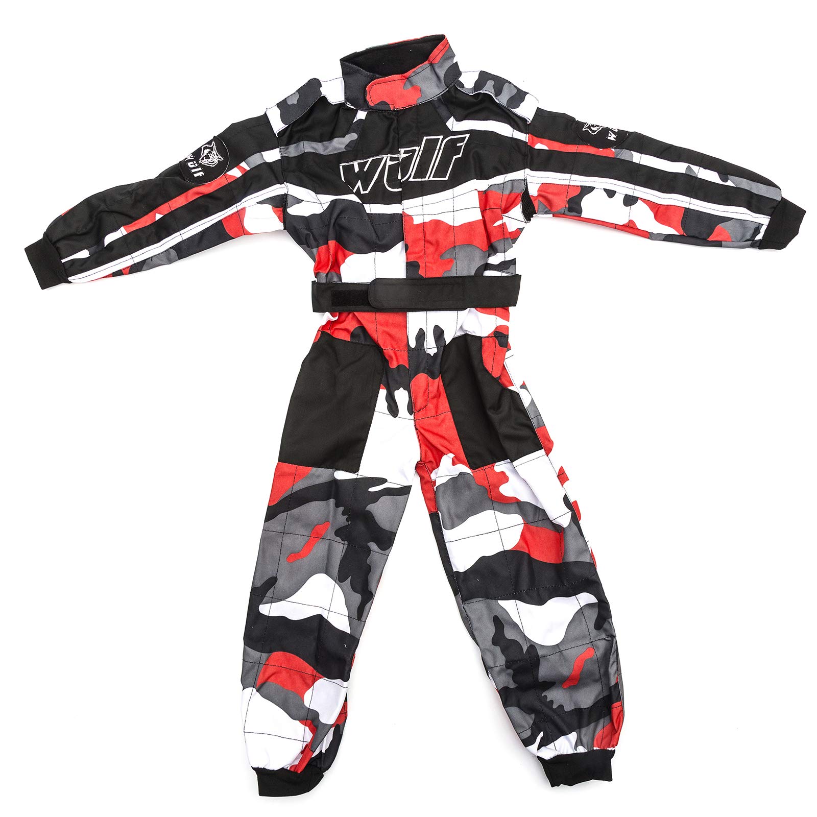 Wulfsport - Tuta intera da ragazzo per quad e gare, motivo mimetico